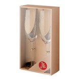 CHEERS - SET OF 2 CHAMPAGNE GLASSES