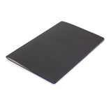 SOFTCOVER PU A5 NOTEBOOK WITH COLOURED EDGE