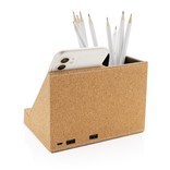 CORK PEN HOLDER AND 5W WIRELESS CHARGER