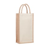 CAMPO DI VINO DUO - JUTE WINE BAG FOR TWO BOTTLES