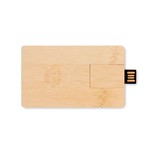 CREDITCARD PLUS - 16GB BAMBOO CASING USB