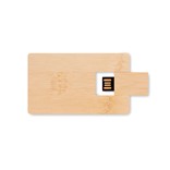 CREDITCARD PLUS - USB 16GB BOITIER BAMBOU