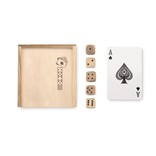 LAS VEGAS - CARDS AND DICES IN BOX 