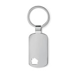 HOUSE KEY - KEYRING WITH HOUSE DETAIL 