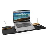 IMPACT AWARE RPET FOLDABLE DESK ORGANIZER WITH LAPTOP STAND