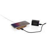FSC® CERTIFIED BAMBOO 5W WIRELESS CHARGER WITH USB