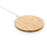 FSC® CERTIFIED BAMBOO 5W ROUND WIRELESS CHARGER