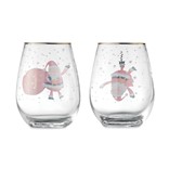 NOEL - SET DE 2 VERRES DE NOËL