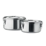 ELLES - SET OF 2 STAINLESS STEEL BOXES