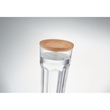 SEMPRE - GLASS WITH BAMBOO LID/COASTER