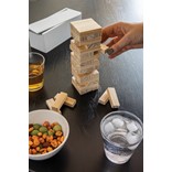 DELUXE TUMBLING TOWER WOOD BLOCK STACKING GAME