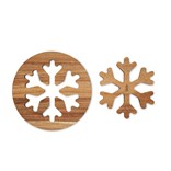 SCAGLIA - ACACIA WOODEN POT HOLDERS SET