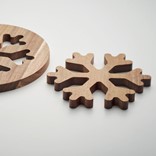 SCAGLIA - ACACIA WOODEN POT HOLDERS SET