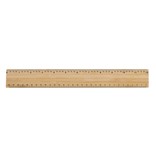 TIMBERSON EXTRA THICK 30 CM DOUBLE SIDED BAMBOO RULER