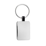 RCS RECYCLED ZINC ALLOY RECTANGLE KEYRING