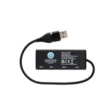 LINK DUAL INPUT USB HUB AUS RCS REC. KUNSTSTOFF UND BAMBUS