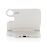 DOUBLE CHARGEUR 15W EN PLASTIQUE RCS AVEC EMPLACEMENT IWATCH