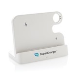 DOUBLE CHARGEUR 15W EN PLASTIQUE RCS AVEC EMPLACEMENT IWATCH