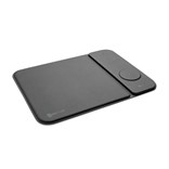 SWISS PEAK RCS RECYCLED PU 15W 3 IN 1 CHARGING MOUSEPAD