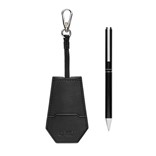 SP TULA RCS CERTIFIED RECYCLED PU KEY HOLDER AND PEN SET