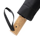 MINI PARAPLUIE 21" À OUVERTURE AUTO EN BOIS D'ACACIA KAYCEY