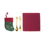 HOLLYWARE - CHRISTMAS DESSERT CUTLERY SET