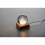 SANTA LIGHT - CHRISTMAS LED CRYSTAL BALL