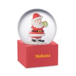 SANTO - SMALL SNOW BALL GLASS ORNAMENT