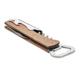 WOOL - 3 IN 1 BAMBOO BOTTLE OPENER