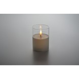 XANDLE+ - LED WAX CANDLE IN GLASS HOLDER