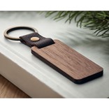 NAWKEY - KEY RING IN WALNUT AND PU