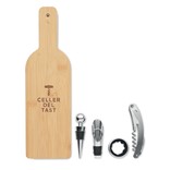 VINOVAULT SET - BOTTLE SHAPED WINE SET