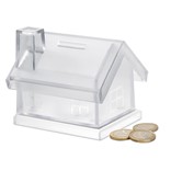 MYBANK - PLASTIC HOUSE COIN BANK 