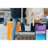 GLOBETRACK RCSRPOLYESTER LUGGAGE TAG WITH WORLDWIDE LOCATING