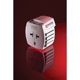 SKROSS WORLD TRAVEL ADAPTER MUV 2-POLE WITH USB A AND C