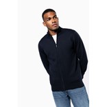 KARIBAN MENS ZIP CARDIGAN