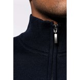 KARIBAN MENS ZIP CARDIGAN