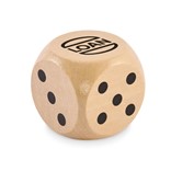 SCHIMA WOODEN DICE DADO 5CM DIA
