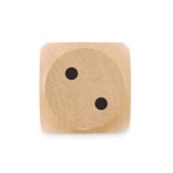 SCHIMA WOODEN DICE DADO 5CM DIA