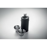 HIP FLASK WITH SHOT CUPS COCOON