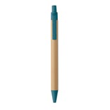 STYLO À BILLE À BOUTON POUSSOIR ITEA COLOUR EN BAMBOU