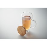 DVOSTENSKA STEKLENA SKODELICA 450 ML