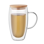 DVOSTENSKA STEKLENA SKODELICA 450 ML