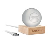 BOULE DE VERRE LED LIGHT