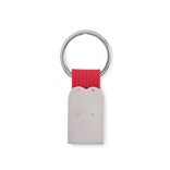 BONHEUR - PORTE CLEF COEUR EN MÉTAL 