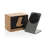 SUPPORT DE CHARGE MAGNÉTIQUE SANS FIL 15W TERRA ALUMINIUM