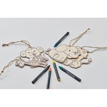 KOMPLET LESENIH OBESKOV THEZOO