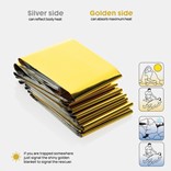 COUVERTURE DE SECOURS DANS UNE POCHETTE EN RPET RCS SOLRA