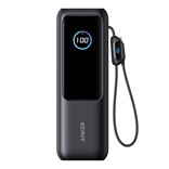 ANKER POWER BANK 25.000 MAH 165W, BUILT-IN RETRACTABLE CABLE